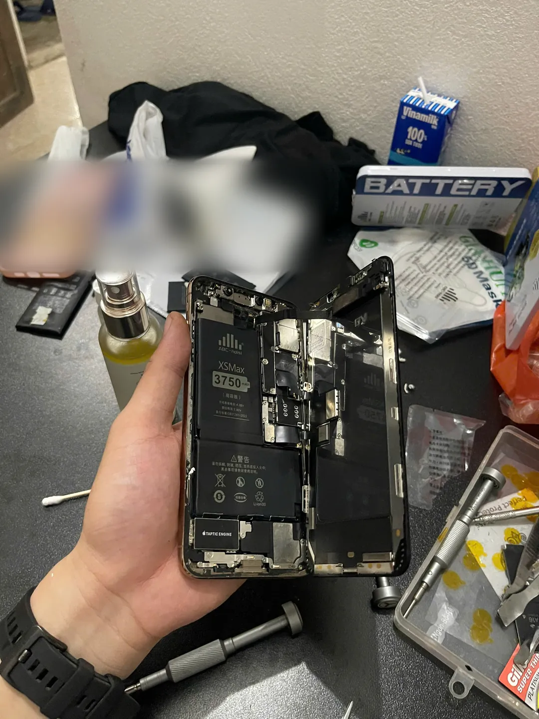 Pin dung lượng cao ABC-hoisi 3750mAh lắp cho iPhone XS Max
